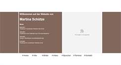 Desktop Screenshot of martinaschuetze.com